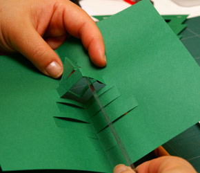 Artesanato - NippoBrasil .::. Cartão de natal com kirigami Artesanato - NippoBrasil .::. Cartão de natal com kirigami