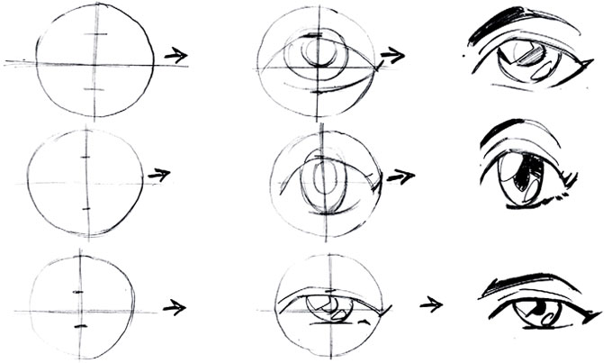 COMO DESENHAR OLHOS - MANGÁ 